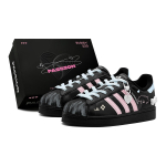 Adidas Originals SUPERSTAR Skateboard Shoes Unisex Low top Blue JI0079(TeamS1-S-BOX) 37⅓