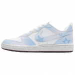 Nike Court Borough T&auml;htsinine Armastuss&otilde;nad PU S&uuml;nteetiline Nahk Madalad T&otilde;usuga Rula Kingad Unisex Sinine DV5456-104(Team1155-) 37.5