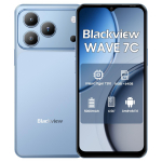 Blackview WAVE 7C 4G AI nutitelefon 16GB+128GB 6.56 Android 16 5000mAh Mobiiltelefon 4+64 sinine