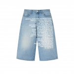 Meeste Ameerika Retro Kirjatr&uuml;kiga Pesitud Laiad Denim P&uuml;ksid XXL (0.738kg)