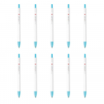 Zebra Clickart Aqua 10 veep&otilde;hine viltpliiats, sinine, pliiatsid, B-WYSS22-AQB