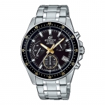 Casio Edifice Meeste Roostevabast Terasest 100M Veekindel Analoog Kvartsikell EFV-540D-1A9VU must