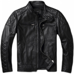 Hiina suurusega mootorrattajope Must Ehtne Lehma Nahk Meeste Nahkjope S&otilde;itmiseks Biker Joped Meestele R&otilde;ivad 2XL must