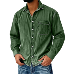 Meeste Vabaaja V&auml;rviline Kulunud Denim S&auml;rk, Meeste Ameerika T&ouml;&ouml;riided, Retro Pesuga Pikkade Varrukatega Top XXL black