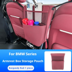 BMW hoiukasti hoiukott tasku 5. seeria 3. seeria X1X3X4X5 G60 G20 G02 G05 G45 tagaistme keskmine hoiukorraldus punane
