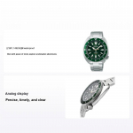 Seiko Prospex Sports 200M Veekindel Automaatne Mehaaniline Liikumine Roostevabast Terasest Kell Meeste kellad H&otilde;bedane SRPH15K1 Silver Strap
