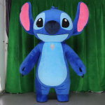 Cosplay Kost&uuml;&uuml;mid T&auml;ispuhutav Kost&uuml;&uuml;m Stitch Armas Maskott Kristall &Uuml;lipehmet Kangast Kaubanduskeskus Koomiksin&auml;itus Nukkude R&otilde;ivad (As shown-6615)-2m blue