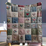 V&auml;rvikas Lilleline Lapitehnika Teemaline Flanellist Tekk Aastaaegadeks V&auml;rske ja Kirjandusliku Stiiliga Looduslik Atmosf&auml;&auml;r Pehmed Tekid 150x200cm