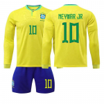 2223 Kodune pikkade varrukatega jalgpallivormi komplekt 10 Neymar 20 Vini 9 Risalison 5 Casa Match 2XL