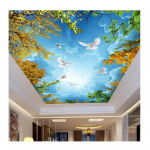 3D Sinine Taev Tapeet Valged Pilved Lagi Seinamaal Elutuba Magamistuba Hotell Loodus 3D Tapeet Lagi 200 cm(W) x 140 cm(H)