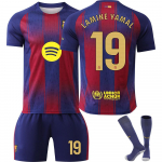 Barcelona Yamal Laste Jalgpalli S&auml;rgi Komplekt Spordir&otilde;ivad YSHT 140-150cm Pol&uuml;ester Sinine 110-120 CM sinine