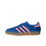 adidas Gazelle Indoor Sinised Poolroosad Sametised Naiste Tennised Poolroosa S&auml;delev Kummist Tald IG6785 36