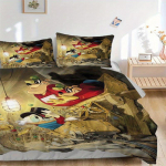 3 tk DuckTales Scrooge McDuck Tekikomplekt Pehme ja mugav Magamistoa, k&uuml;lalistetoa ja &uuml;hiselamu kaunistus Voodipesukomplekt Q019 135x200cm