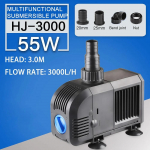 500&mdash;3000L/H Intelligentne Kalatiigi Akvaariumi Veepump 220-240V 50Hz &Uuml;livaikne Kalapaagi Purskkaev Purskkaevupump Filter EU Plug 220V-240V