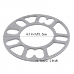 2tk Universaalne autoratta rehvi vahekauguse adapteri vaheplaat 3mm 5mm 6mm 8mm 10mm 4x100 4x114,3 5x100 5x108 5x114,3 5x120 jaoks
