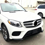 Esipamperi Kroomosa Mercedes Benz W166 W292 GLE 2015 2016 2017 2018 2019 jaoks Liistude Dekoratsioonikomplekt A292850300 A2928850400 must