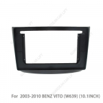 2DIN Auto Raadio Paneeli Raam 10,1 tolli Mercedes Benz Vito Viano 2 W639 2003-2015 jaoks Stereo Paneel Juhtmestik Canbus Dekooder 2003 to 2010