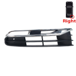 Auto esikaitseraua udutulede lambiv&otilde;re Volkswagenile VW Phaeton 2011 2012 2013 3D0853665J 3D0853666J 3D0854661H 3D0854662H Right with Silver gray