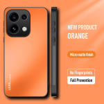 EUCAGR OPPO Reno 16 jaoks AG matt pehme TPU+PC tagakaas OPPO Reno 16 Pro Reno16Pro telefonikotid OPPO Reno 16 oranž