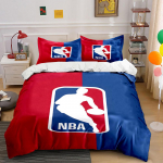 Korvpallur NBA logo. Voodipesukomplektid Tekikotikomplektid Tekikotid Padjap&uuml;&uuml;rid(1* Tekikott 2* Padjap&uuml;&uuml;ri (ilma tekita)) 135x200cm