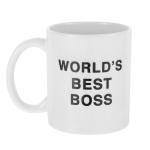 350ml Keraamiline Kruus Dunder Mifflin Maailma Parim &Uuml;lemus Vee Tass Isikup&auml;rane Kontori Kohvitass (Valge)