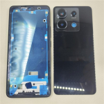 T&auml;ielik korpus Xiaomi Redmi Note 13 Pro 5G jaoks: keskmine raam + klaasist akukate tagak&uuml;lg koos kaameraklaasiga roheline