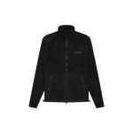 Fear of God Essentials Polaarfliisist T&auml;ispikkune T&otilde;mblukuga Jakk Seisva Kraega Meeste Jakk Raud-Must FOG-SS22-560 XL black