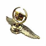 3D Metallist Auto Esikatte Embleemi Kate Kapoti M&auml;rgi Kleebis Cadillac ATS BLS CT5 EXT SLS SRX XT4 XT6 XTS XLR Escalade DTS HZ5 jaoks gray
