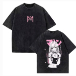 Kuum My Dress-Up Darling Kitagawa Marin Kawaii Graafilise Prindiga T-s&auml;rk Meestele Naistele Retro Pesemata Puuvillane T-s&auml;rk Suvine Uus Topp Streetwear S mitmev&auml;rviline