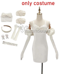 Anime V&otilde;&otilde;ras Lava Mizi Sua Cosplay Kost&uuml;&uuml;m Parukas Tume Sinine Kleit Roosa Sinine Pikkade Juustega Kindad Sukad V&ouml;&ouml; Komplekt &Uuml;likond J&otilde;uludeks S white