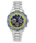 Citizen Promaster Navihawk Eriv&auml;ljaanne Kronograaf Sinise sihverplaadiga Eco-Drive Sukelduja kell CA4667-53L 200M Meeste kell sinine