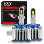 2 tk 80000 lm D1S D3S D2S D4S LED-esitulede pirnid D1R D2R D3R D4R D8S D8R LED-auto valgusti Suure v&otilde;imsusega 200W 30-tuumaline CSP-kiip Turbo lamp 6000K valge D3S/D3R/D8S/D8R
