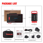 THINKCAR Thinkscan Max2 T&auml;iss&uuml;steem Eluaegne tasuta AF DPF IMMO 28 Reset OBD2 skanner Toetab CANFD lifetime free update