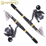 Kaasaskantav s&uuml;sinikkiust teleskoopne p&uuml;&uuml;gikepp 1.8m Rod&Reel 2000