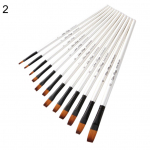 Monoceros 12 tk terava otsaga lameda pealispinnaga joonistuspintsel akr&uuml;&uuml;l akvarell &otilde;limaali pliiats 2#