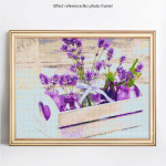 5D DIY Teemantmaaling Lille t&auml;is&uuml;mmarguste tikandite m&uuml;&uuml;k Rhinestone'i pildid 20X30