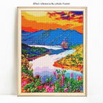 5D DIY teemantmosaiik t&auml;is&uuml;mmargune maaliline tikandi m&uuml;&uuml;k Teemantmaaling 20X30