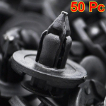 50 tk 8 mm auto kaitseraua porikaitse plastikust kruviklambri kinnitus Auto lisaseadmed universaalsed kinnitusklambrid Lexus Nissan Subaru Styling jaoks must