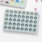 Creative QQ silikoonist pehme kommivorm isetehtud kristall-epoksiidvorm &scaron;okolaadivormi j&auml;&auml;vorm A sinine