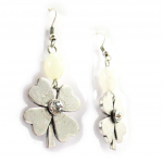 NOA [G0430] - Boucles Cr&eacute;ateur 'Insouciance' blanc valge