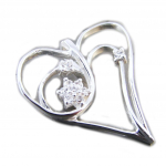 Les Tr&eacute;sors De Lily [G1603] - Pendentif Argent 'Love Celebration' valge