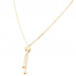 Altesse [I2957] - Collier Plaqu&eacute; Or 'Love' rose Heleroosa