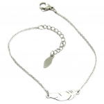 Les Tr&eacute;sors De Lily [P9164] &ndash; h&otilde;bedane Boho terasest k&auml;ev&otilde;ru (sulg) &ndash; 15x5 mm h&otilde;be