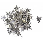 50 tk Tiibeti h&otilde;bedane Dainty Ange hammas Fairy Charms ehted isetegemine 22x15 mm h&otilde;be