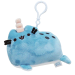 Pusheen [Q1861] - Peluche mousqueton 'Pusheen' (balein unicorn) bleu - 9 cm sinine
