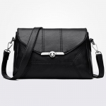 SCIONE nahast k&auml;ekotid Lihtne stiil naiste &otilde;lakott Clutch 26cm*10cm*17cm must