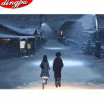 5D Teemanttikandid &Ouml;&ouml;kull Kodukaunistus Teemantkunst Mosaiik Tiiger Loomamaal K&auml;sitsi valmistatud kingitus 20X30CM