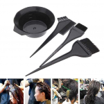 Punktid 4 tk/komplekt Juuksev&auml;rvi v&auml;rvimise pintsel Kamm Segamiskauss Juuksuristiilivahendid must