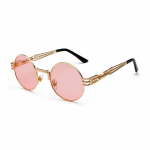 SHAUNA Vintage naiste Steampunk p&auml;ikeseprillid Retro meeste &uuml;mmargused p&auml;ikeseprillid UV400