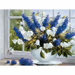 T&auml;ielik 5D Teemantmaal Ilusad lilled Teemanttikandid T&auml;ielik Anime Ristpistekomplektid Kodukaunistus K&auml;sitsi valmistatud kingitus Round 20x30cm